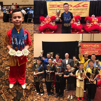 1St Place Medals and GRAND CHAMPION trophy in one of the toughest competition division, boys 7-9 yrs.