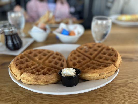 Churro waffles