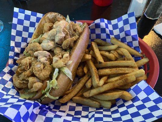 Shrimp Po' Boy & Fries