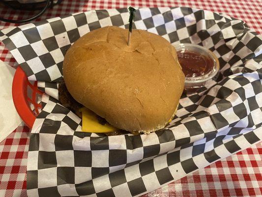 Bacon Burger. best burger in memphis.