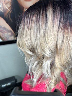 This hair color looks so pretty, doesn't it? Book an appointment and get it for yourself!