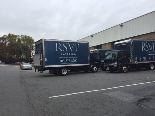 RSVP Catering is our neighbor; their trucks hide our entrance sometimes.