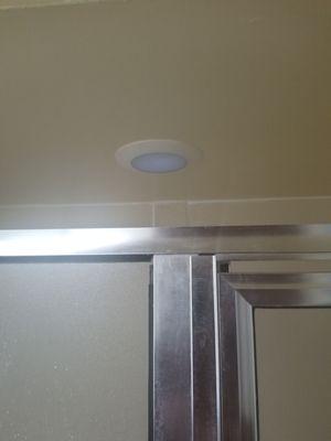 Light out dirt on ceiling