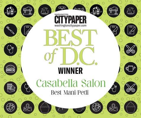 Did you know we won " Best Mani-pedi 2023" ?