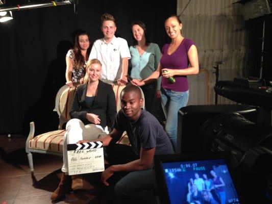 shooting first monologue reels with Strasberg Institute actors