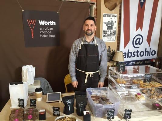 They had a pop-up shop with baked goods for Valentin's day by the talented Andrew Worth!