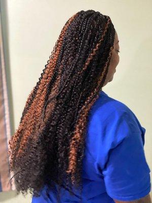 Goddess box braid