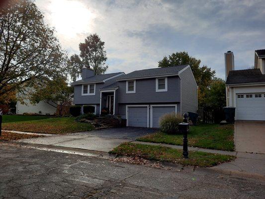 Beautiful Royal Estate "Rockslide" Siding on a home in Dublin