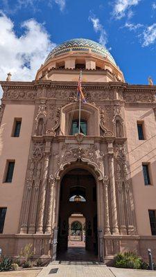 The beautiful building that houses the museum.