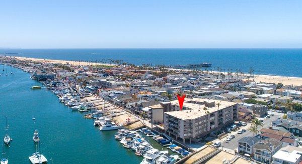 Gorgeous Views from 2 Bedroom Condo in the Newport Bay Towers