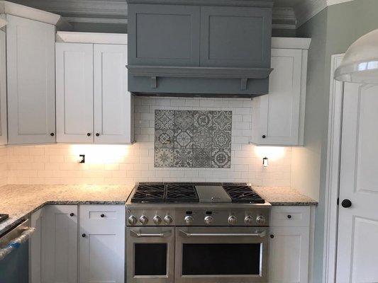 Gorgeous kitchen in one of our new home constructions.