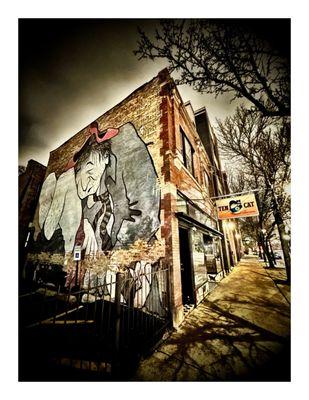 Late Night Stop @Ten Cat Tavern  3931 N Ashland Ave, Chicago, IL Dive Bar Pools Good Music Good Vibes Art Exhibitions . Cool!