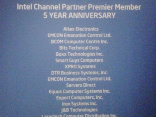 Now going on the 8th year as a Premier Partner!