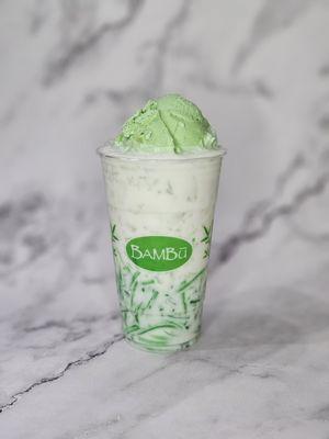 Pandan Coconut Float