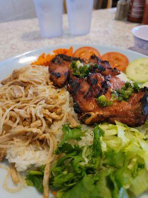 Pork chop over rice