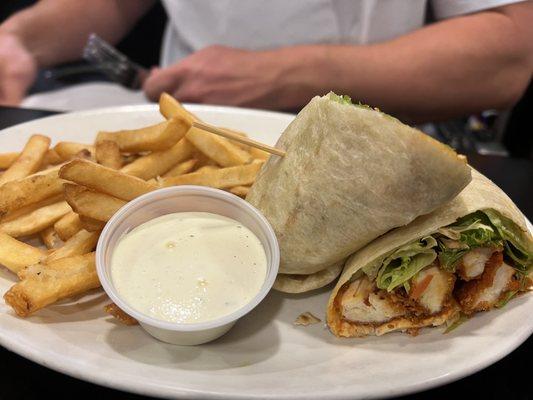 Buffalo chicken wrap $16.50