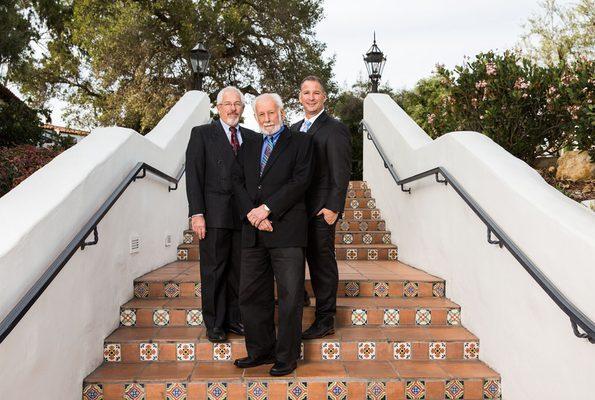 Benjamin Feld, Russell Ghitterman, and the firm's founder, Allan Ghitterman.