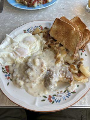 Hunter's biscuits and gravy