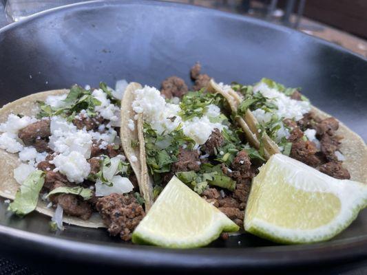 Steak tacos