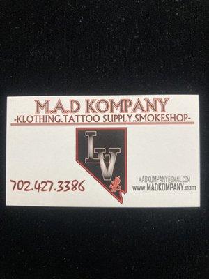 MAD KOMPANY Tattoo Supply