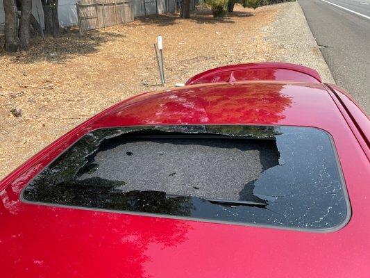 They fixed this sunroof for us very nicely with Lexus parts