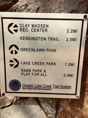 Other parks and trails nearby