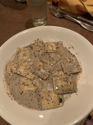 Black Truffle Ravioli; Al Tartufo Nero