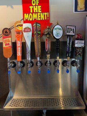 Good selection of taps!