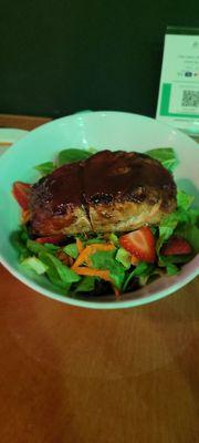 Flair Garden Salad + salmon