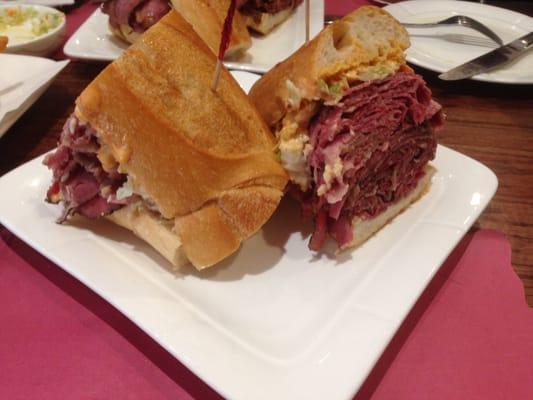 "The Hewlett" - Pastrami & Corned Beef with Russian & Cole Slaw