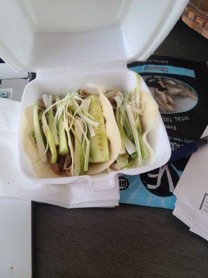 Duck tacos