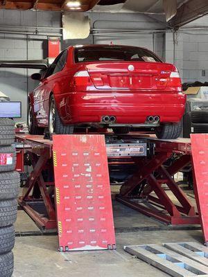 After getting new tires, I am now at their other shop getting an alignment!  These guys are great!  Shukriya!