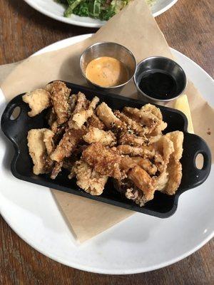 Small appetizer of Calamari