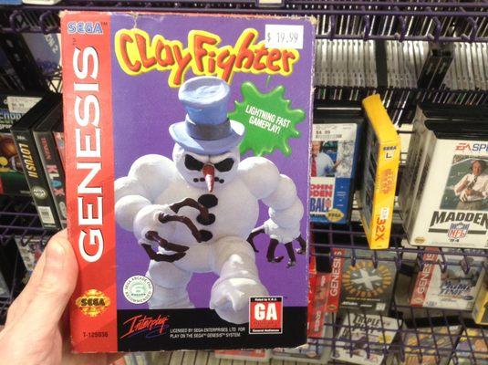 The Sega Genesis version of ClayFighter.