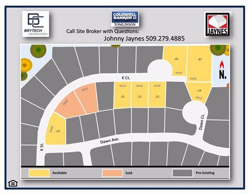 Available lots with BryTech Construction up on 5-Mile Prairie in the Falcon Ridge development.