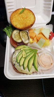 Avocado and swiss burger. Cant go wrong