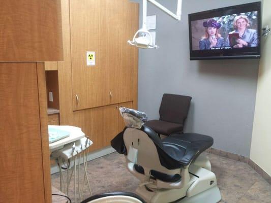 Loving the tv while I get my teeth work done!