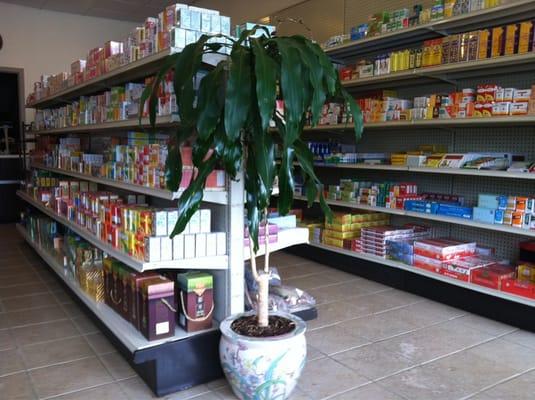 Market of Chinese herbs & medicines. My nail salon technician suggested this place for acupuncture so here I am 25 miles from hi