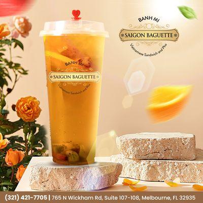 When tea meets fruit, it's a match made in heaven! Try our flavorful fruit tea for a delicious twist.