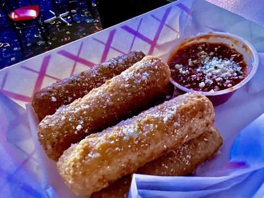 the mozzarella sticks ...  great