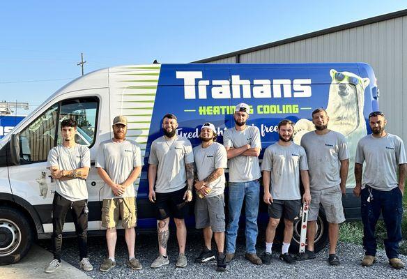 No matter what your AC needs are, our team at Trahan's Heating & Cooling is here for you.