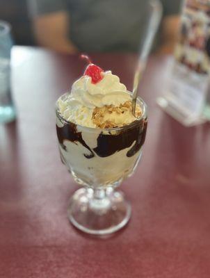 Hot fudge sundae...this is a small