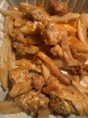 Mango habanero fries (soggy)