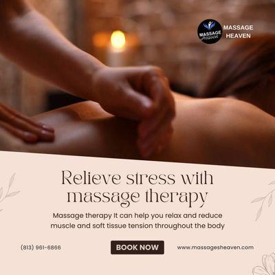 Stressed? Don't stress about it. Book a massage. Visit our website or call us to schedule an appointment.