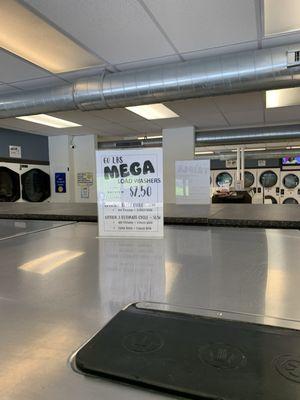 Mega sized washer pricing