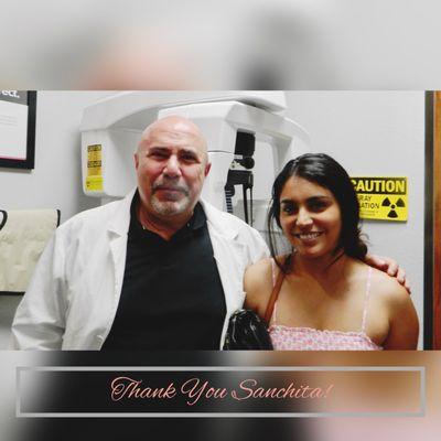 Dr. Wyatt with Sanchita Malik. Longtime patient who is staring in a movie soon, Turning Point. Permission to share provided by Sanchita.