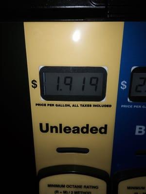 Loving these gas prices.