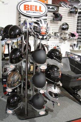 Five Valley Honda Yamaha carries a selection of Bell street helmets.