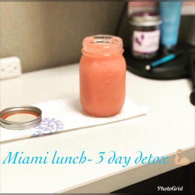 Miami Lunch 3 day detox...