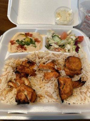 Chicken Kabob Plate